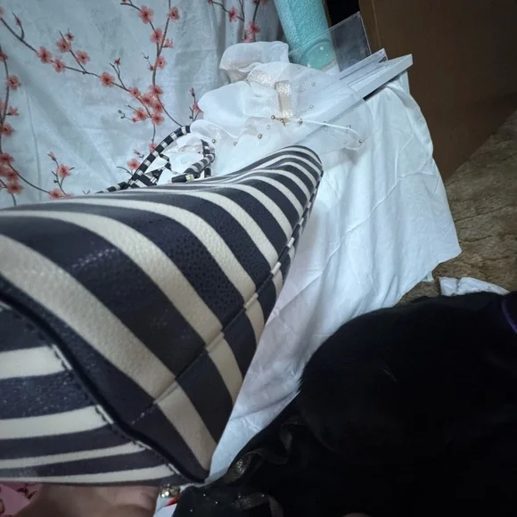 Kate Spade story book Blue and Cream Striped Tote Bag 💕 - Picture 7 of 14